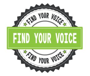 Find Your Voice seal