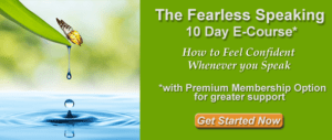 Image: Fearless Speaking 10 Day E-Course* with Premium Membership for Greater Support from Doreen Downing, Ph.D.