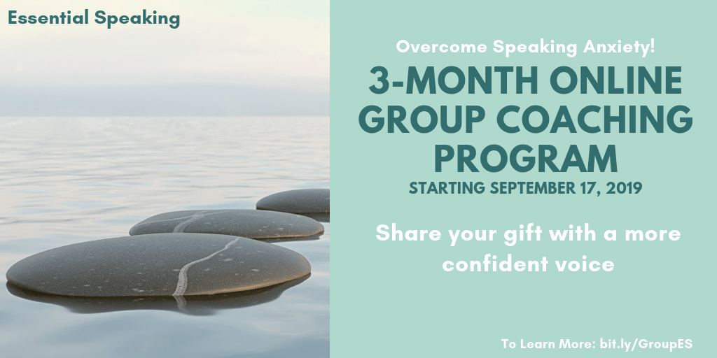End Speaking Anxiety - Online Group Coaching