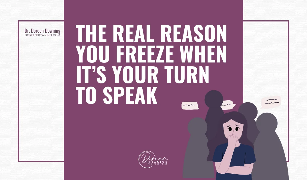 The Real Reason You Freeze When It’s Your Turn to Speak