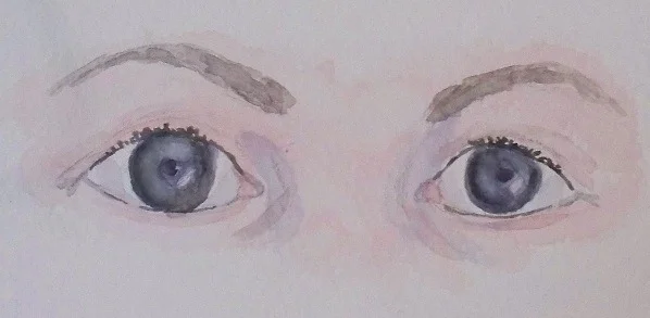 Closeup of soft, available eyes
